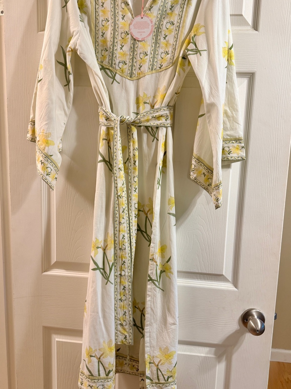 Victoria Dunn stunning Boho Dress with bell sleeves NWT XL